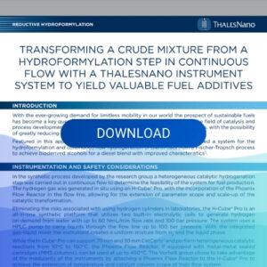 Transforming a crude mixture from a hydroformylation step in continuous flow