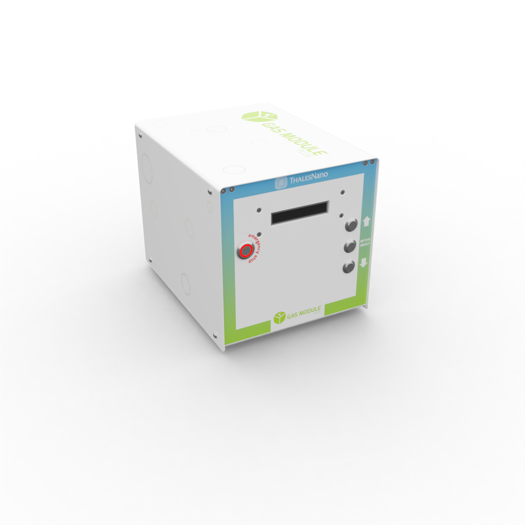 Gas dosing device with up to 14 gases